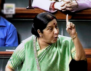 Sushma swaraj.